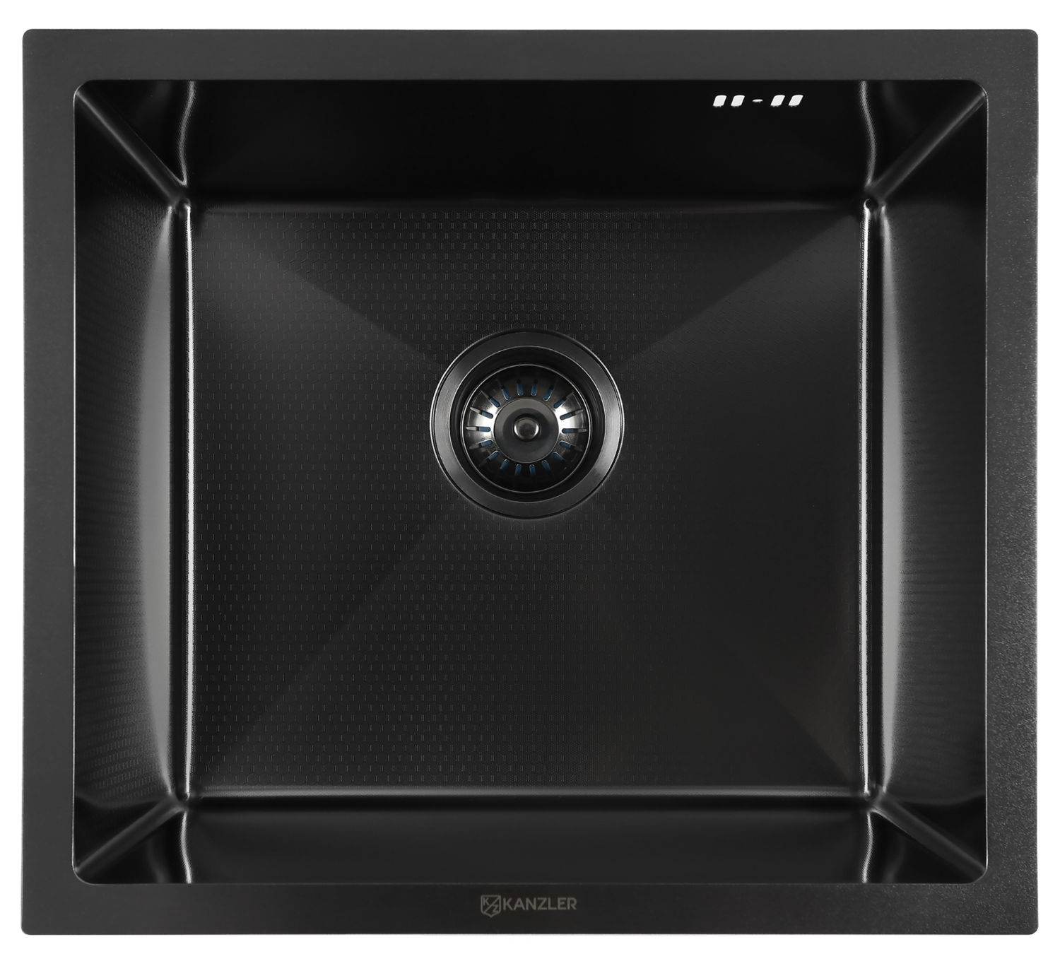 KANZLER  Мойка KAS UTM 490*440 BLACK DECOR PVD