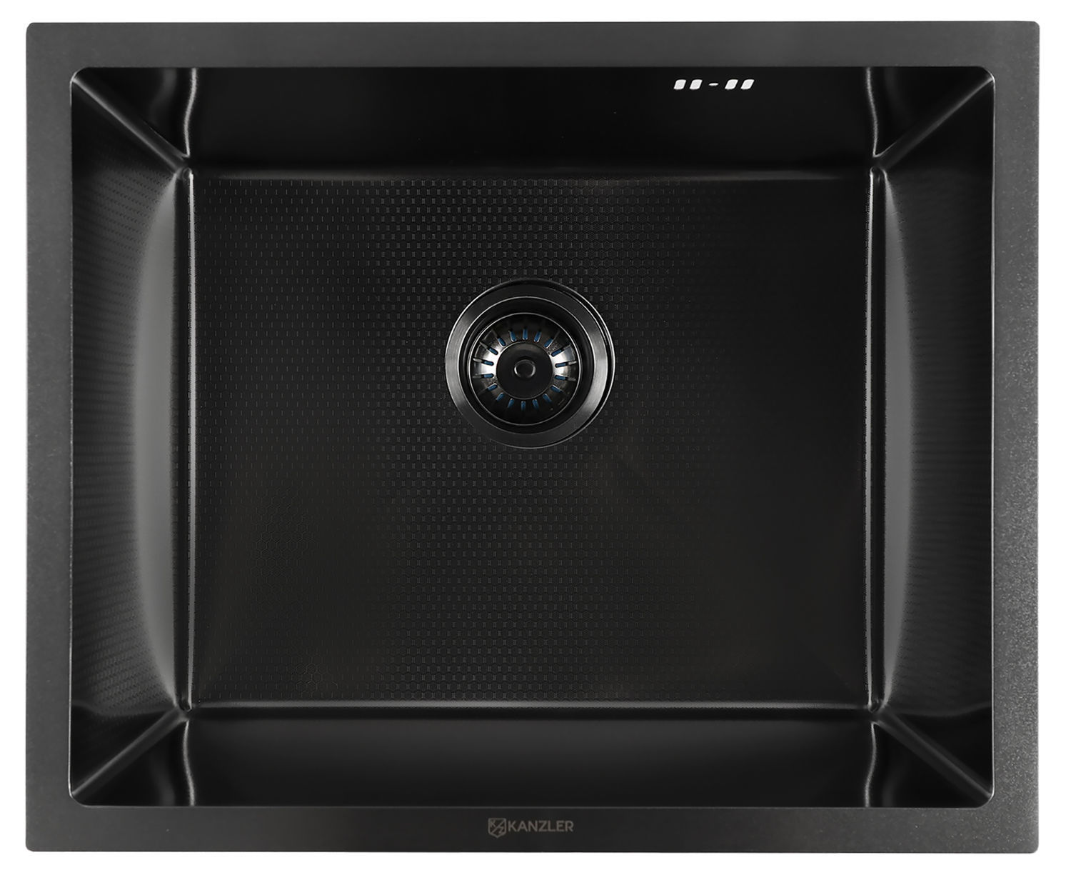 KANZLER  Мойка KAS UTM 600*450 BLACK PVD DECOR