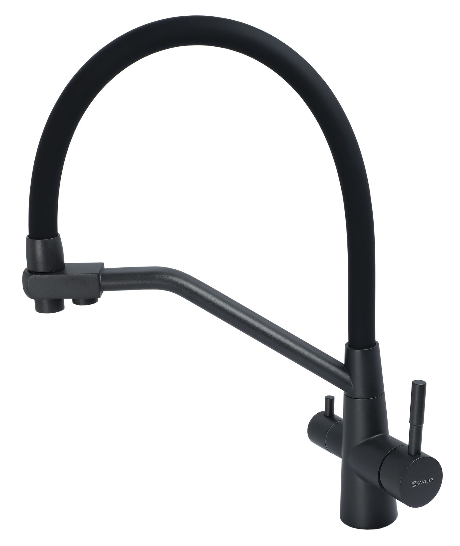 Кухонный смеситель KANZLER KAF 4401-73 Black MATTE PVD