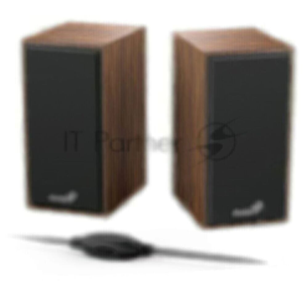 Колонки Genius SP-HF180, 2.0, 2 x 3W, USB-power, Wood: купить в интернет  магазине Техномаркет