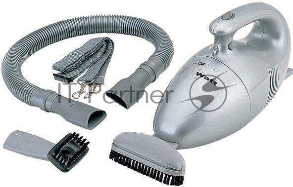 Пылесос Clatronic HS 2631 серебристый, 350/700 Вт, уборка сухая, пылесборник контейнер 0.8 л