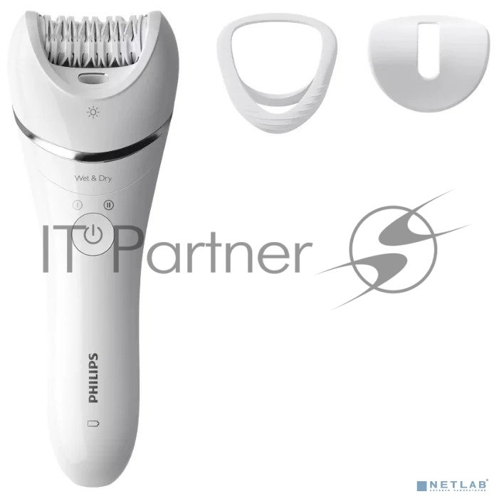 Эпилятор Philips 2 скорости, широкая головка, Wet&Dry, беспроводной
