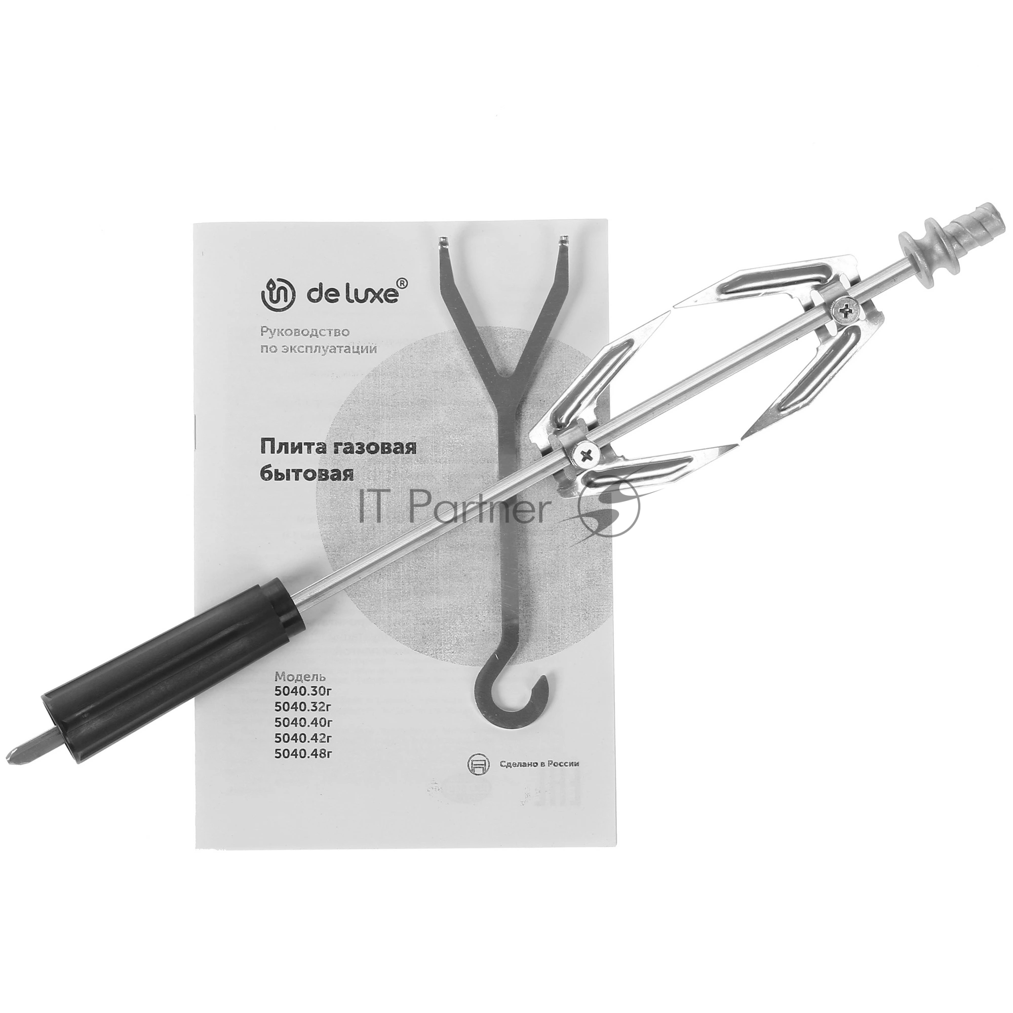 Газовая плита Deluxe 5040.40г(кр) ЧР-017
