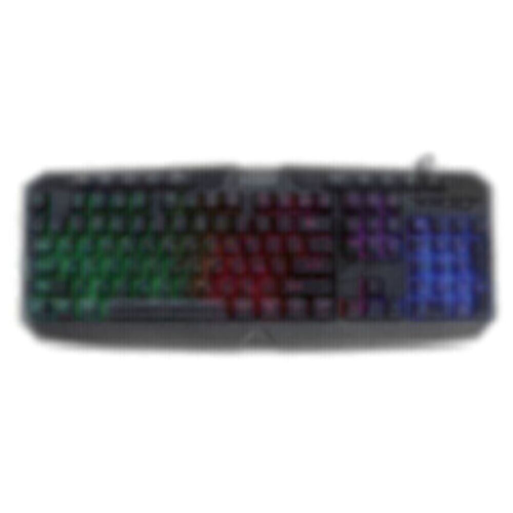 Клавиатура с подсветкой Gembird KB-G420L, USB, черный, 114 кл., м/медиа, Rainbow, кабель 1.5м