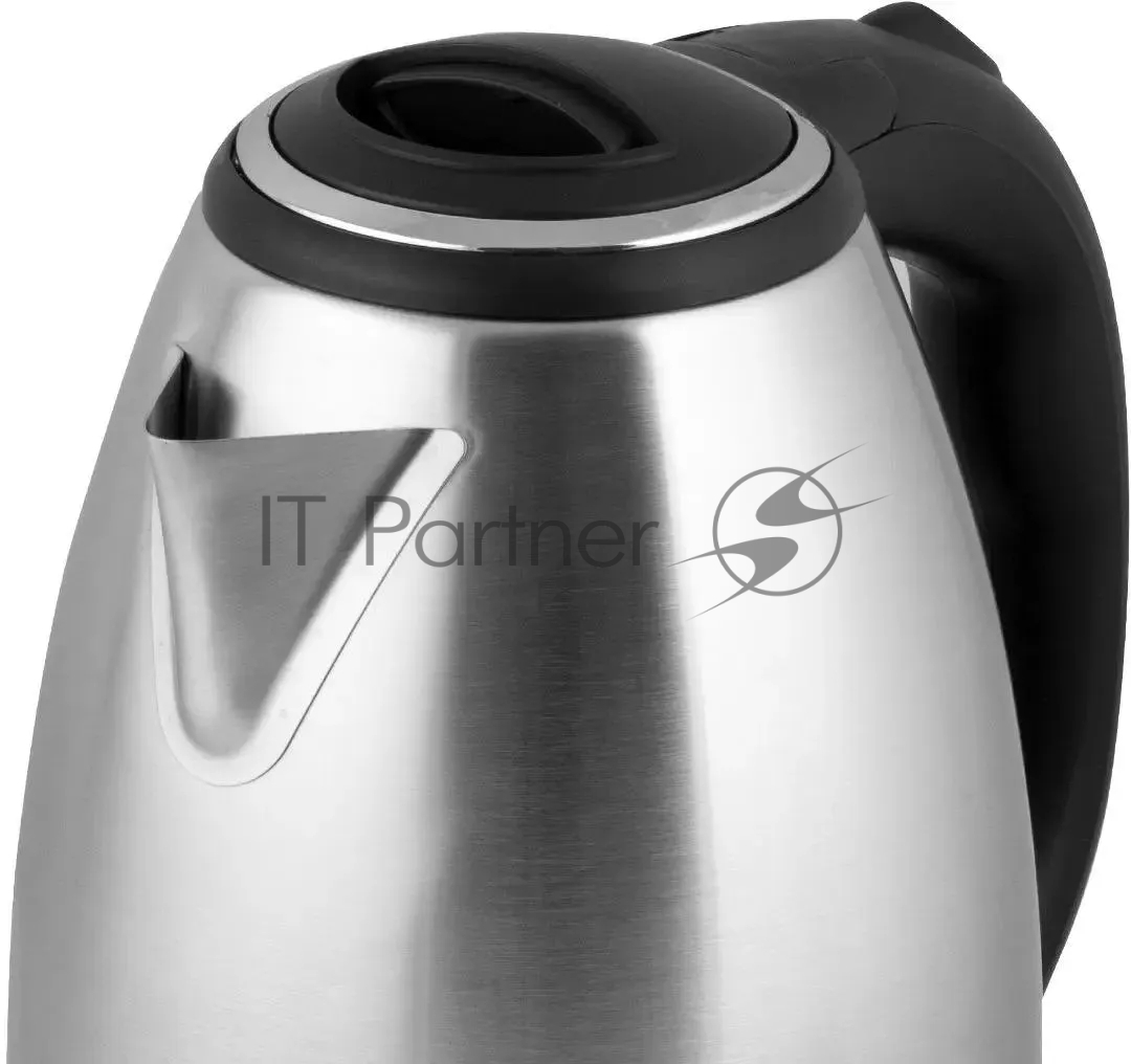 Чайник электрический Blackton Bt KT1811S стальной/черный, 1.8 л, 1850 Вт, скрытый нагревательный элемент