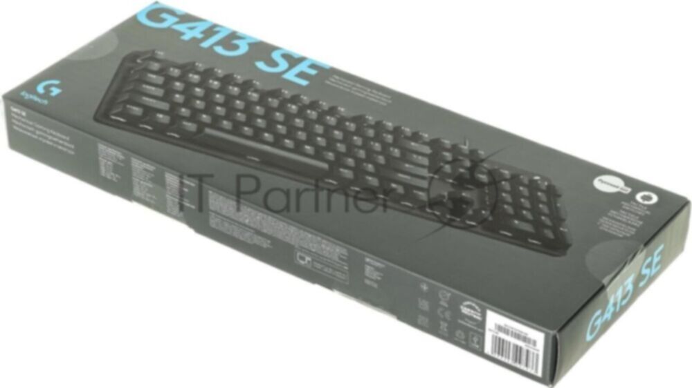 Клавиатура проводная Logitech Gaming Keyboard G413 SE Mechanical - RUS - USB - TACTILE SWITCH черный