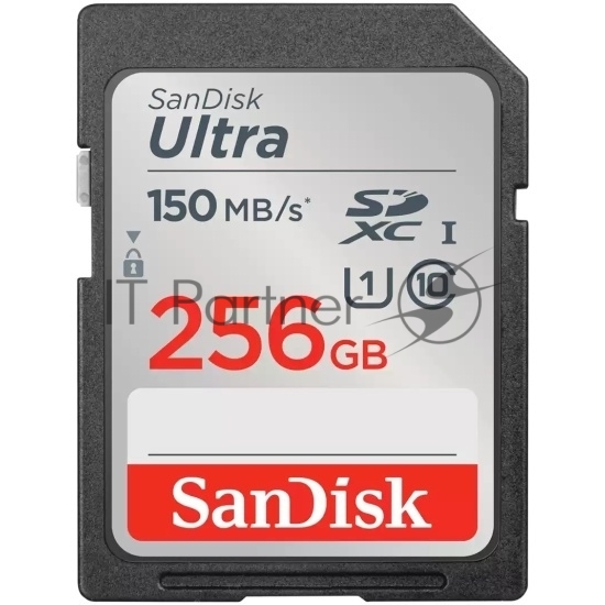 Флеш карта SD 256Gb SanDisk SDXC Class 10 UHS-I Ultra 120Mb/s
