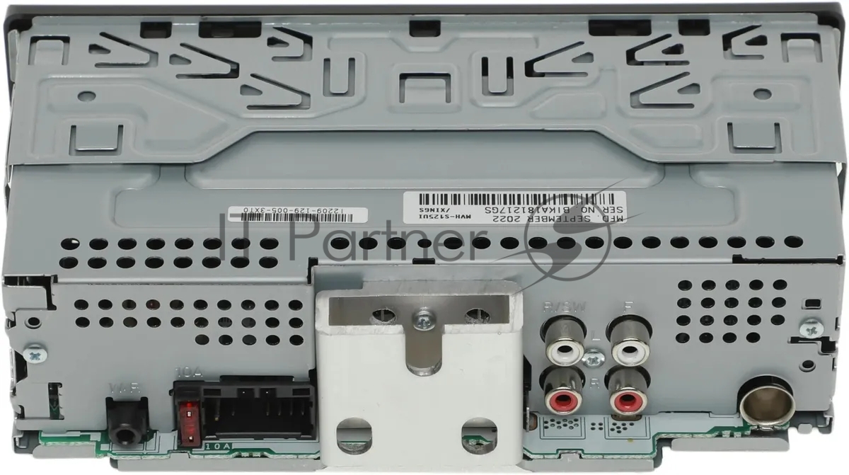 Автомагнитола Pioneer MVH-S125UI, 1 DIN, USB Type-A, AUX, пульт ДУ, съёмная панель