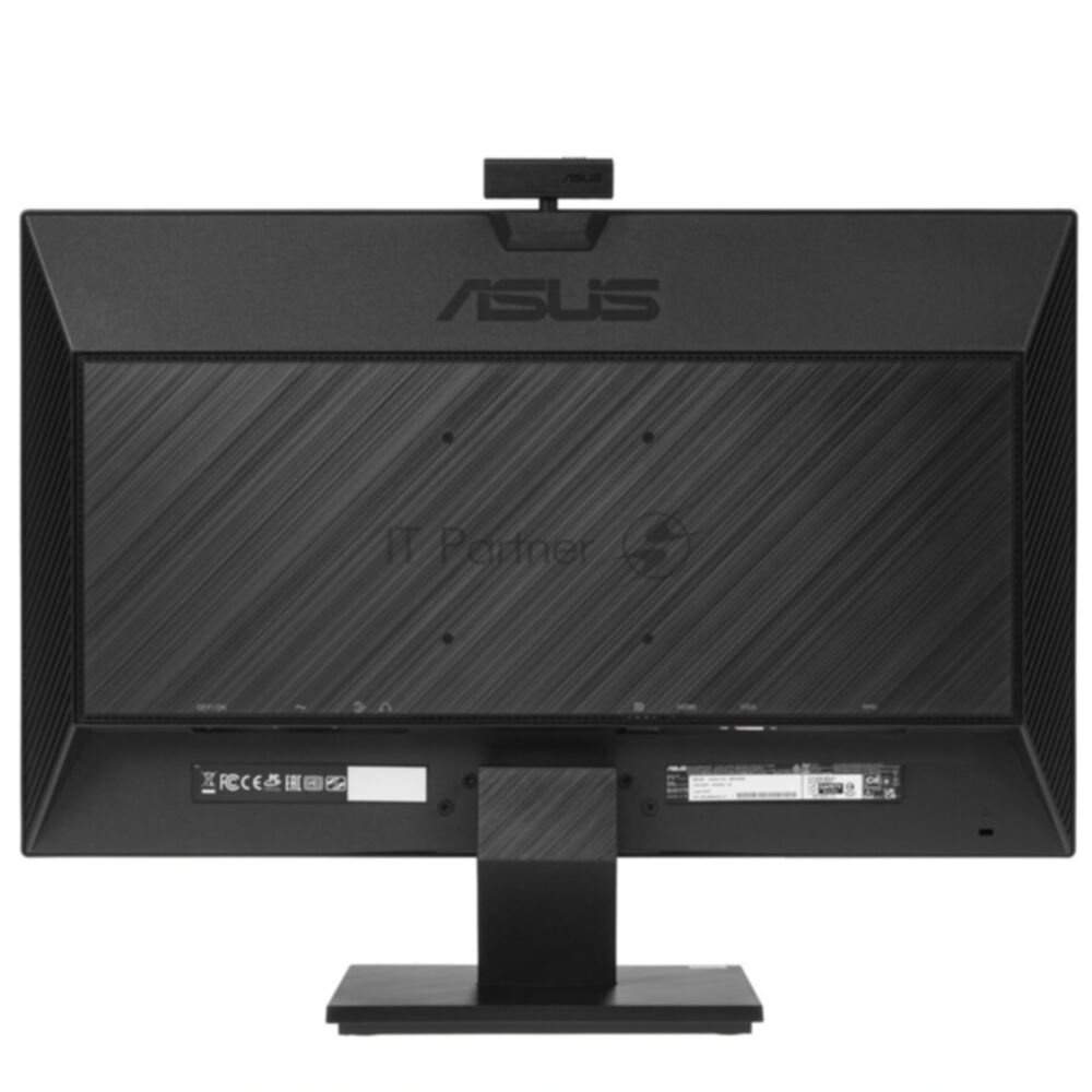 Монитор 23.8" ASUS BE24EQK IPS 1920x1080, 60 Гц, 4 мс, 16:9, 300 кд/м², HDMI, DisplayPort, VGA, встроенные динамики, веб-камера, черный