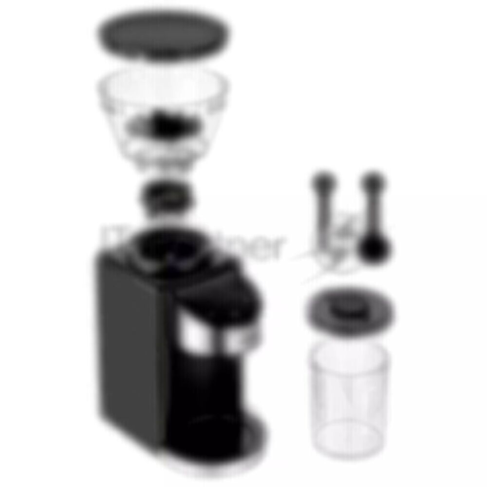 Кофемолка Kitfort КТ-7168 200Вт сист.помол.:жернова вместим.:250гр черный