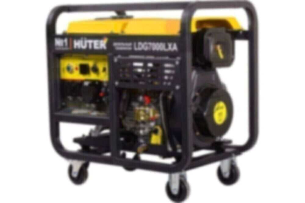 Электрогенератор дизельный Huter LDG 7000LXА, 5.5 кВт, 71 дБ, 114.8 кг