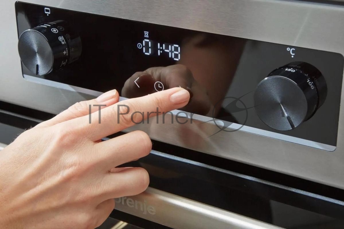 Плита электрическая Gorenje GEC5C41SG серый, конфорок 4 электрических, духовка 70 л, 50 см x 85 см x 59.4 см (без крышки)