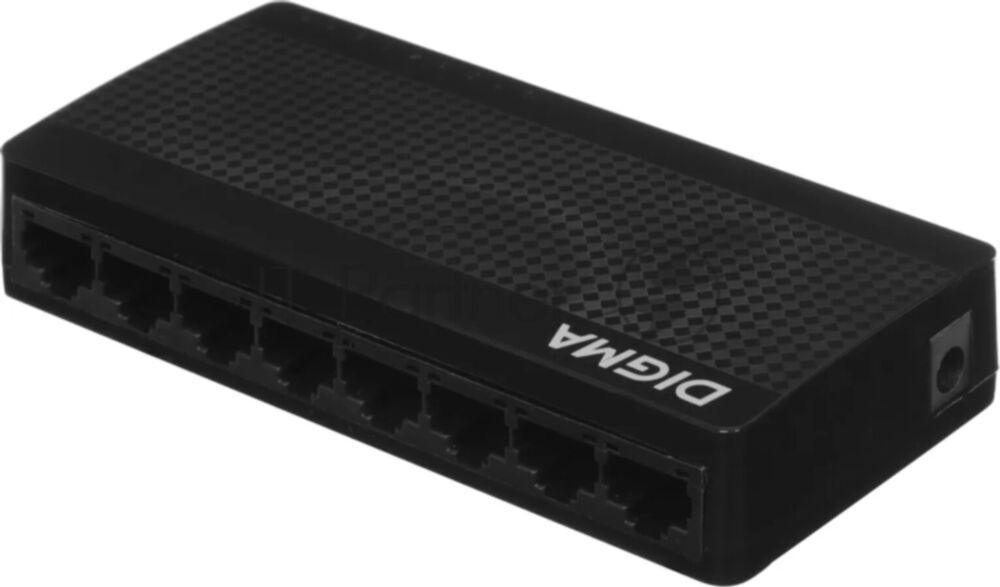 Коммутатор Digma DSW-108GEV2, 8×1 Гбит/с, неуправляемый