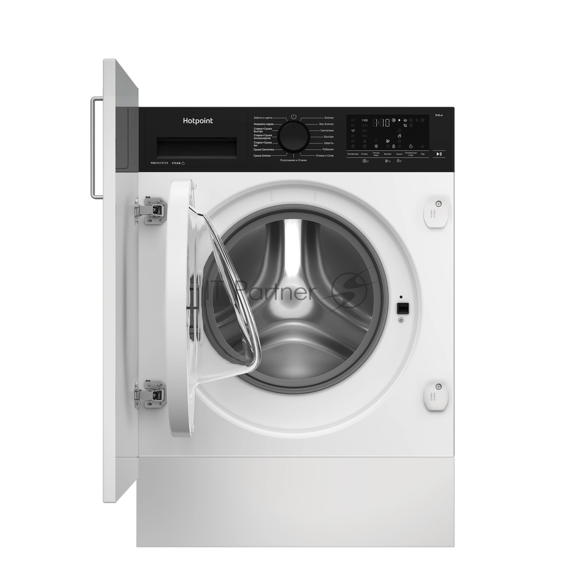Встраиваемая стирально-сушильная машина Hotpoint WDBIH 8490 VWB