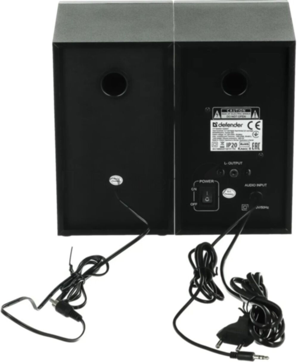 Акустическая система Defender AURORA S20 2x10 Вт RMS,20-20000 Гц, разъем для наушников