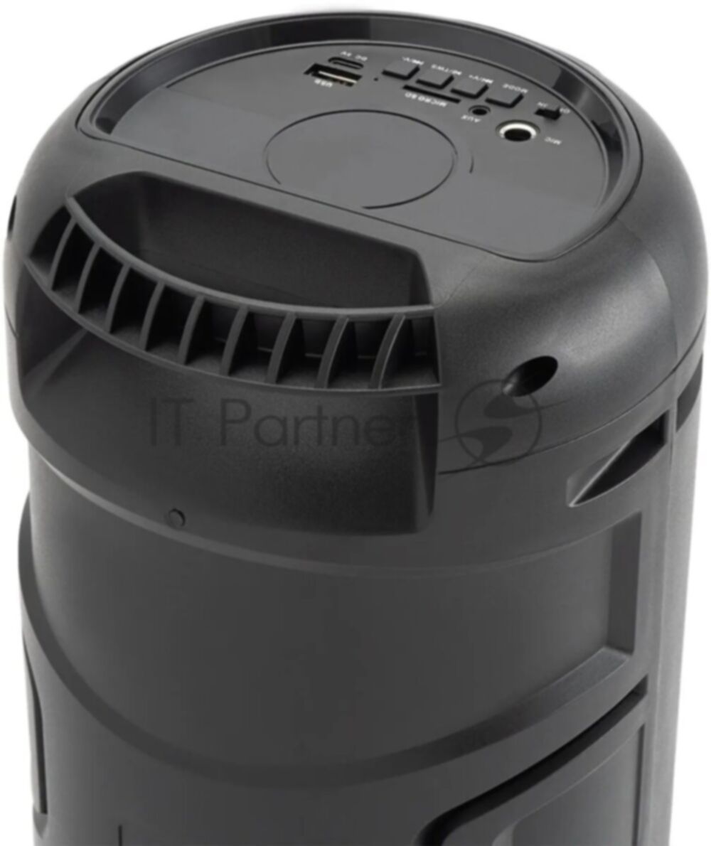 Минисистема Hyundai H-MC1221 черный 15Вт FM USB BT SD/MMC
