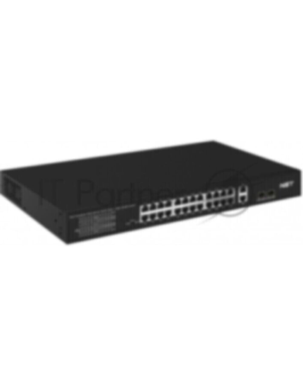 Коммутатор NST NS-SW-24F2G-P, 24×100 Мбит/с PoE + 2×1 Гбит/с Combo (SFP/RJ-45), неуправляемый