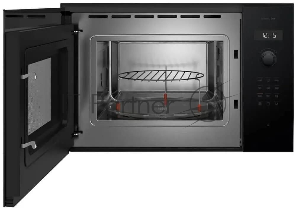 Встраиваемая микроволновая печь Bosch BEL454MB1F черный, 25 л, 1200 Вт, переключатели - кнопки, поворотный механизм