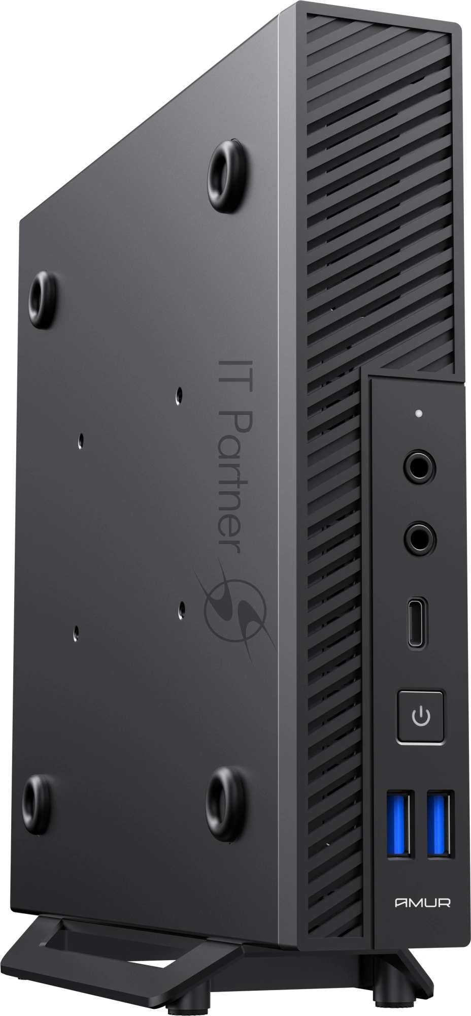 Мини ПК Amur Финвал H6I12 i5 12400 (2.5) 8Gb SSD 256Gb UHDG 730 FreeDOS GbitEth WiFi BT черный (RUS) (2117524)