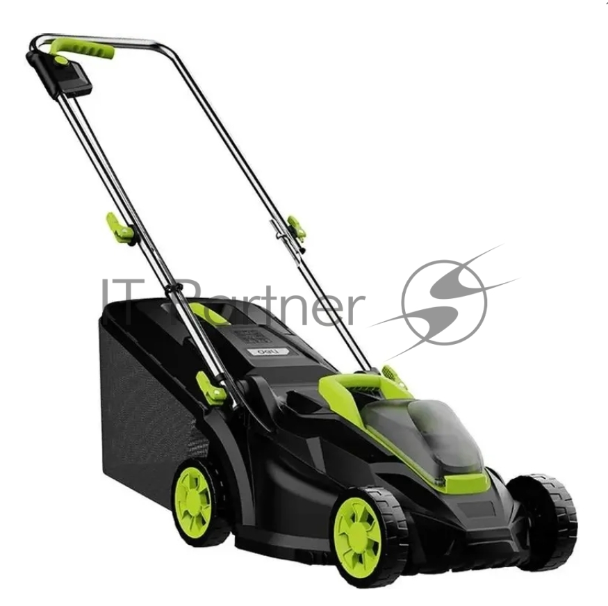 Газонокосилка аккумуляторная Deli DG500-1 (1АКБ*4Ач + ЗУ, 20V), ширина скашивания 330мм, высота скашивания 25-65мм, 5 уровней, макс. обороты двигателя 4500об/мин, травосборник 35 литров