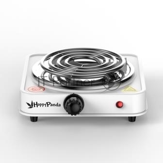 Плитка электрическая Happy Panda HP-08W 1500Вт 150мм 1конф/спир бел