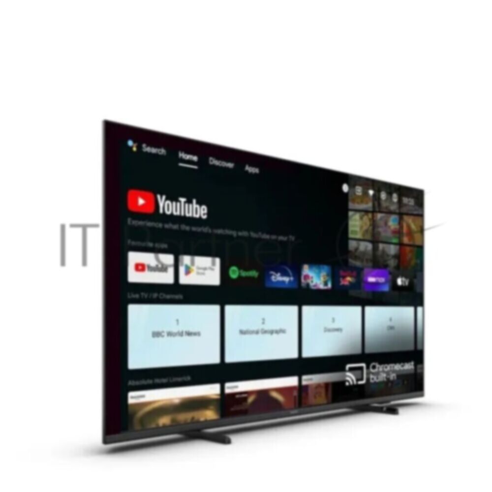 Телевизор коммерческий Philips 55" 55HFL4518U/12 черный LED 4K UHD 60Hz Smart TV Android TV