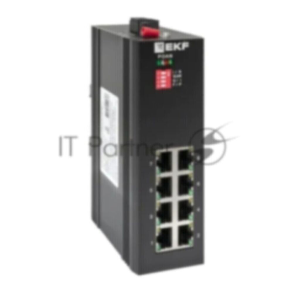 Промышленный неуправляемый коммутатор U-8GTP, 8 портов 10/100/1000Base-T(X) RJ45 c PoE, монтаж на динрейку TSX