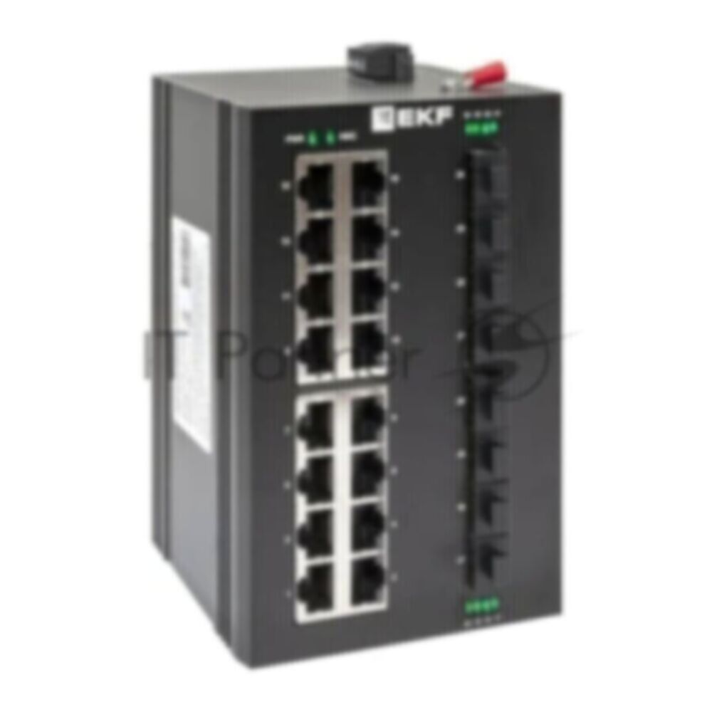 Промышленный неуправляемый коммутатор U-8GX/SFP-16GT, 8 портов 1000Base-X SFP, 16 портов 10/100/1000Base-T(X) RJ45, монтаж на динрейку TSX