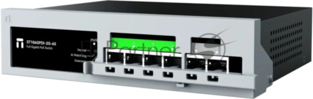Коммутатор Netis ST106GPDI-2G-65 6x1Гбит/с 1xКомбо(1000BASE-T/SFP) 4PoE 65W неуправляемый