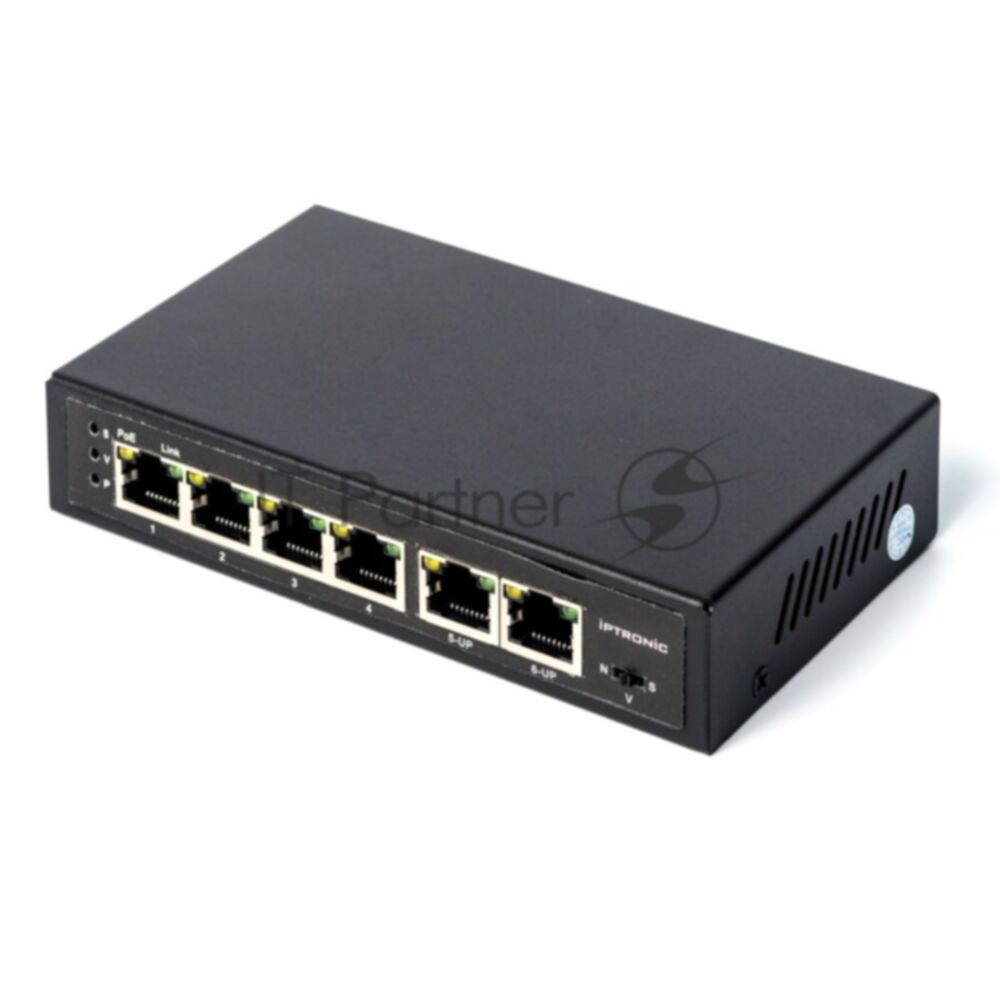 Коммутатор PoE IPTRONIC PS3-E6P4H