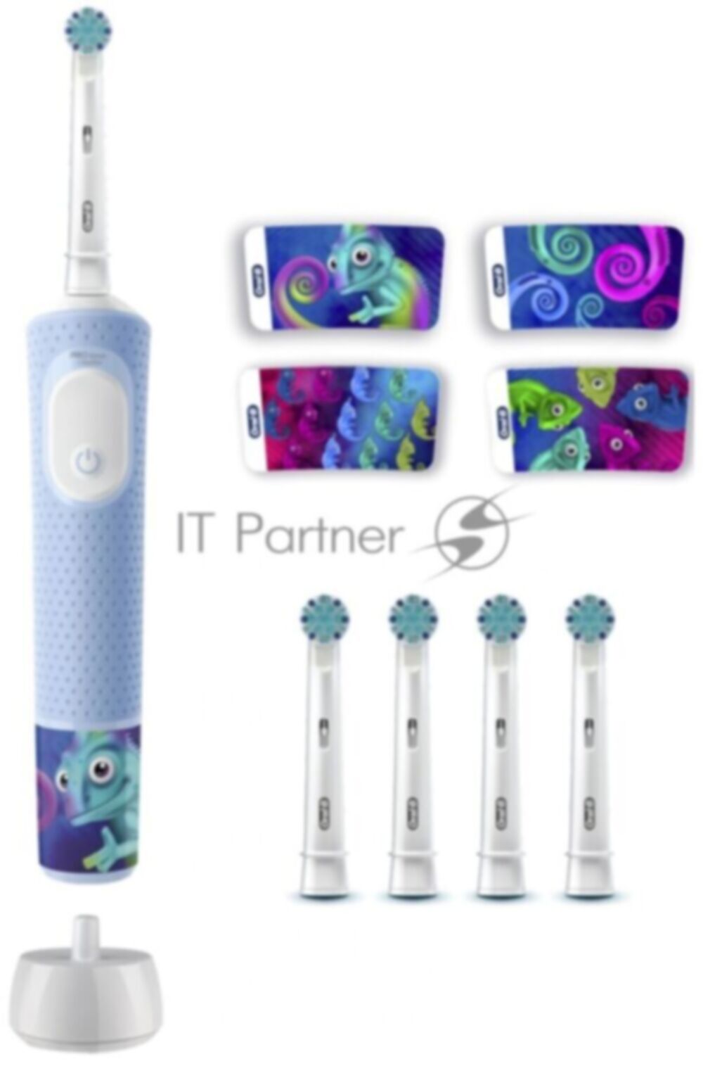 Электрическая зубная щетка Oral-B Vitality Pro Kids 80874847 голубой