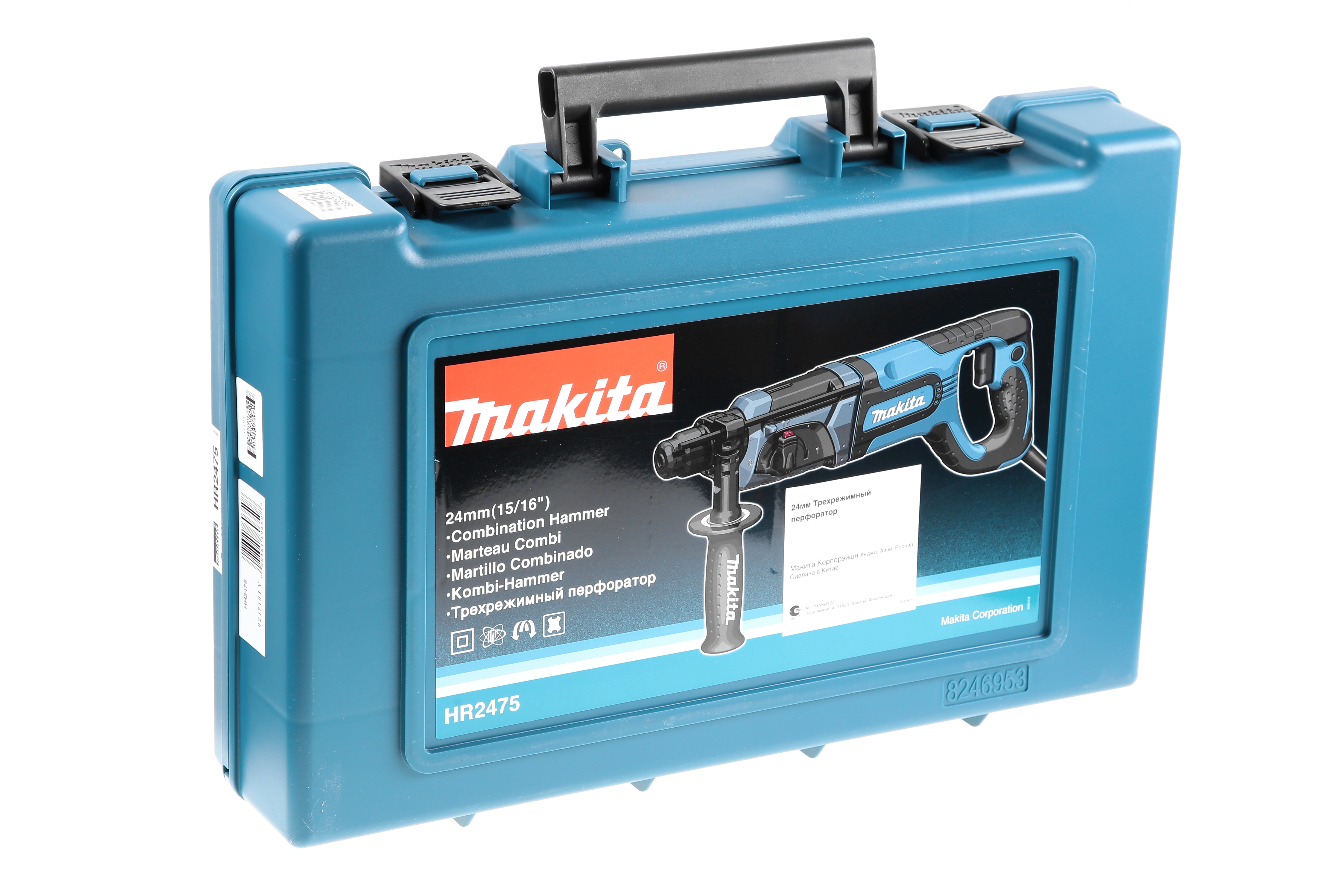 Перфоратор Makita HR2475, SDS-plus, 780 Вт, 2,7 Дж, от сети