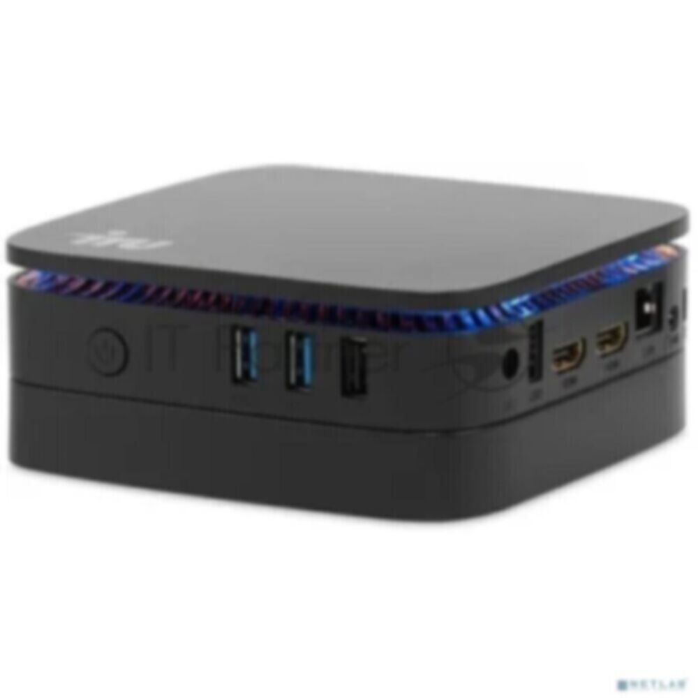 Неттоп IRU 110JLCN Cel N4500 (1.1) 8Gb SSD256Gb UHDG Windows 11 Pro GbitEth WiFi BT черный (2152163)