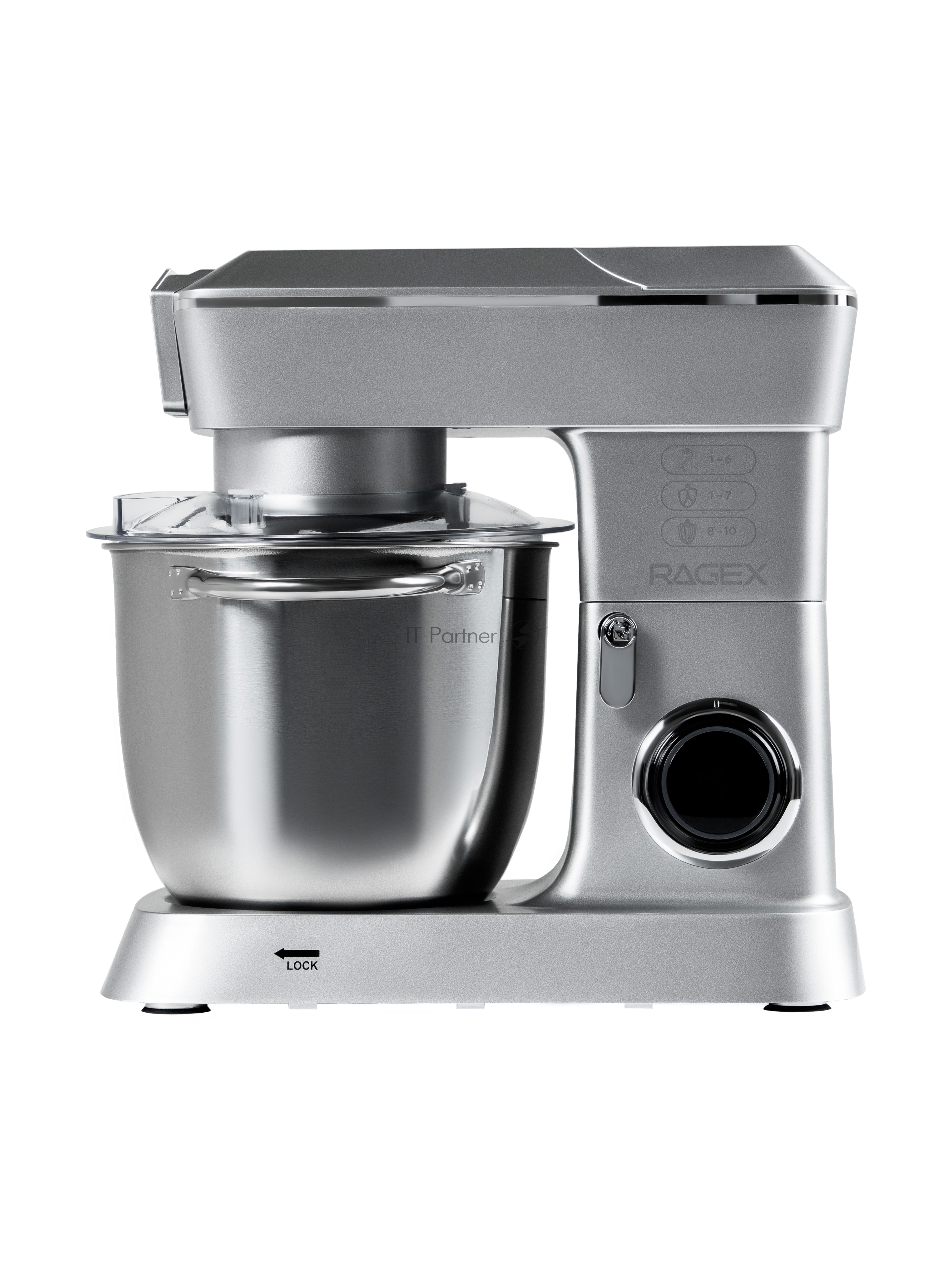 Кухонный комбайн RAGEX R112-900 метал. 1300Вт