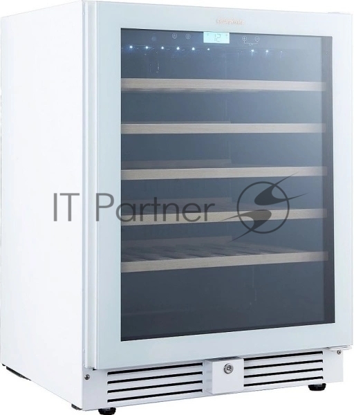 Винный шкаф встраиваемый Cellar Private CP051-1TWH белый, 136 л, 1 отсек, 51 бут.