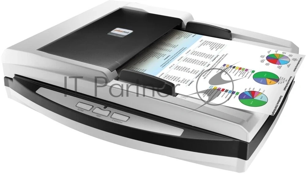 Сканер планшетный/протяжный Plustek SmartOffice PL3060 (0294TS) A4 белый
