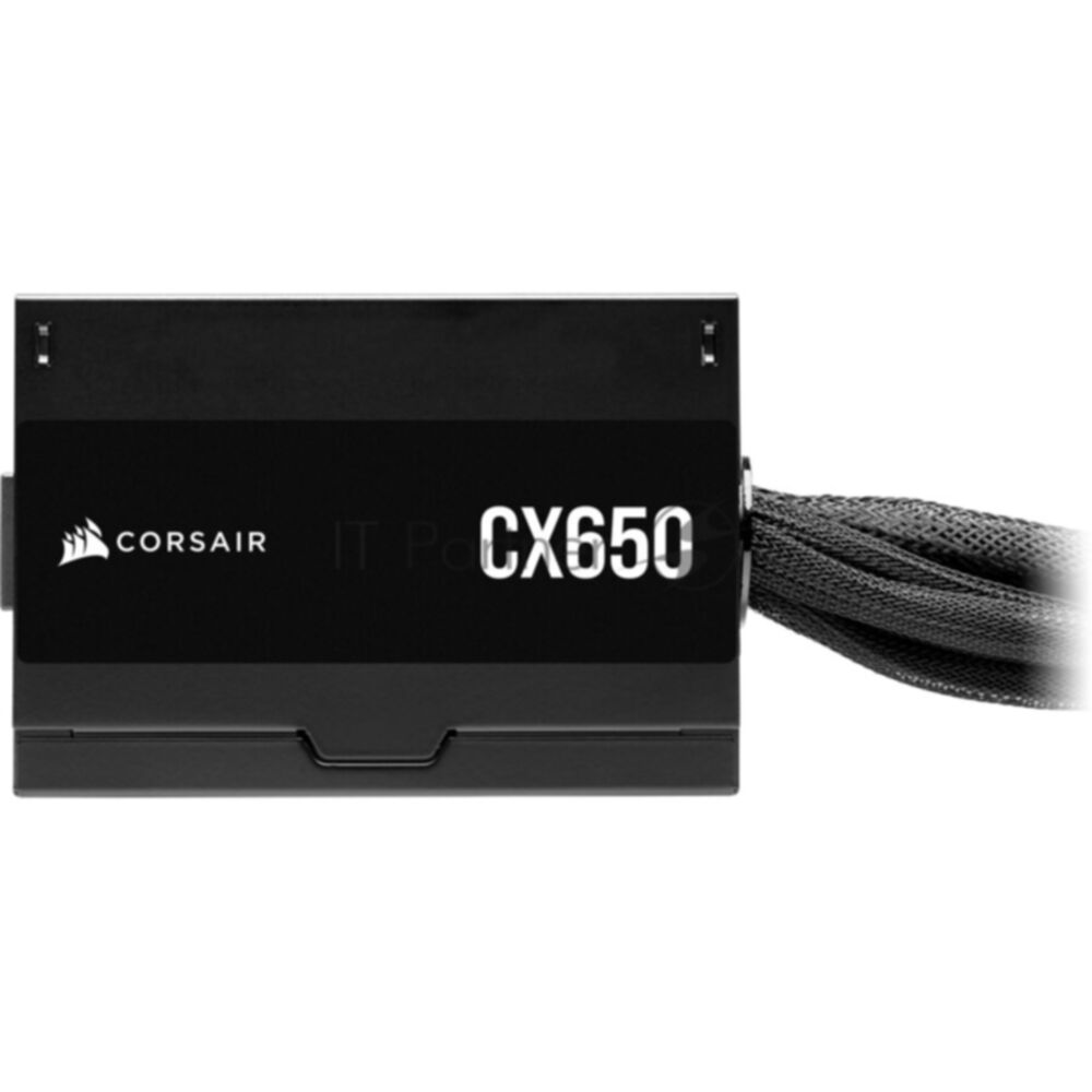 Блоки питания/ Power Supply Corsair CX650, Model RPS0128, 650W 80+ Bronze (ATX, 2.31, Non-modular, 1x24(20+4)pin, 1xCPU 8(4+4)pin, 2xPCIe*2 8(6+2)pin, 3xSATA3, 2xMOLEX4pin, Active, 120x120mm, 150x120x86mm, APFC, Power cable-EU, black)