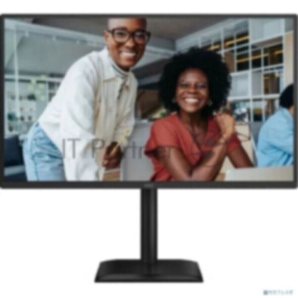 Монитор 27" AOC 27E4U IPS 1920x1080, 120 Гц, 4 мс, 16:9, 300 кд/м², HDMI, DisplayPort, VGA, Flicker Free, Low Blue Light, черный
