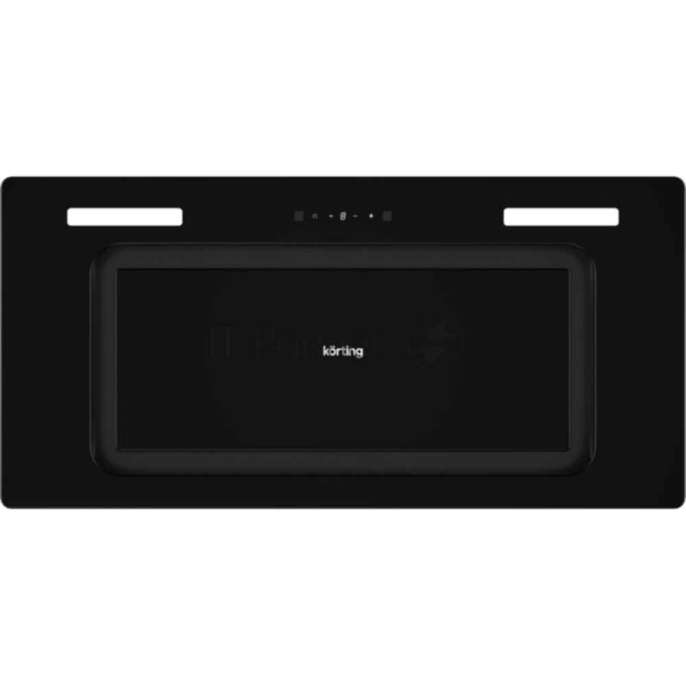 Встраиваемая вытяжка Korting KHI 60094 GN, 60 см, 3 режима, производительность 850 м3/ч, сенсорное управление, управление жестами, угольный фильтр KIT 0291 (опция), LED освещение, цвет черное стекло