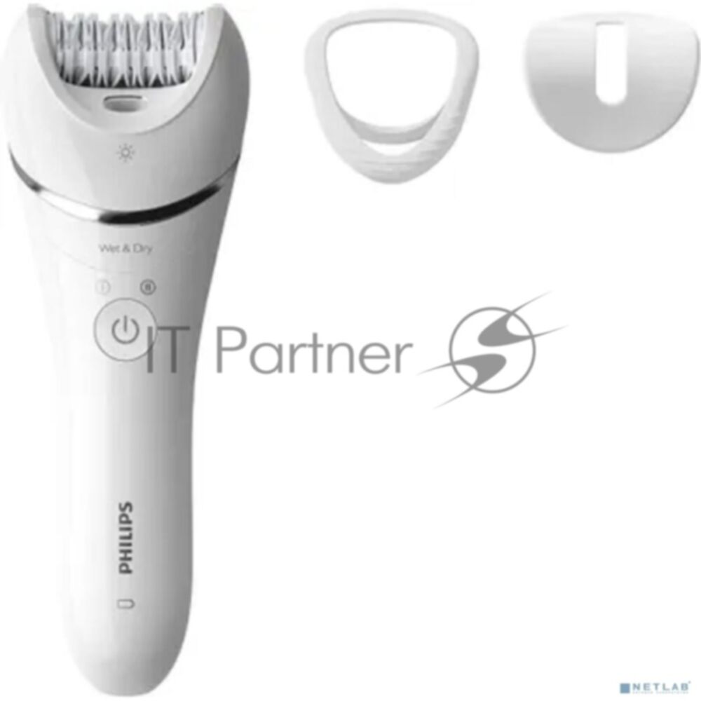 Philips эпилятор Series 8000 BRE700/01 Цвет: белый (требуется адаптер)