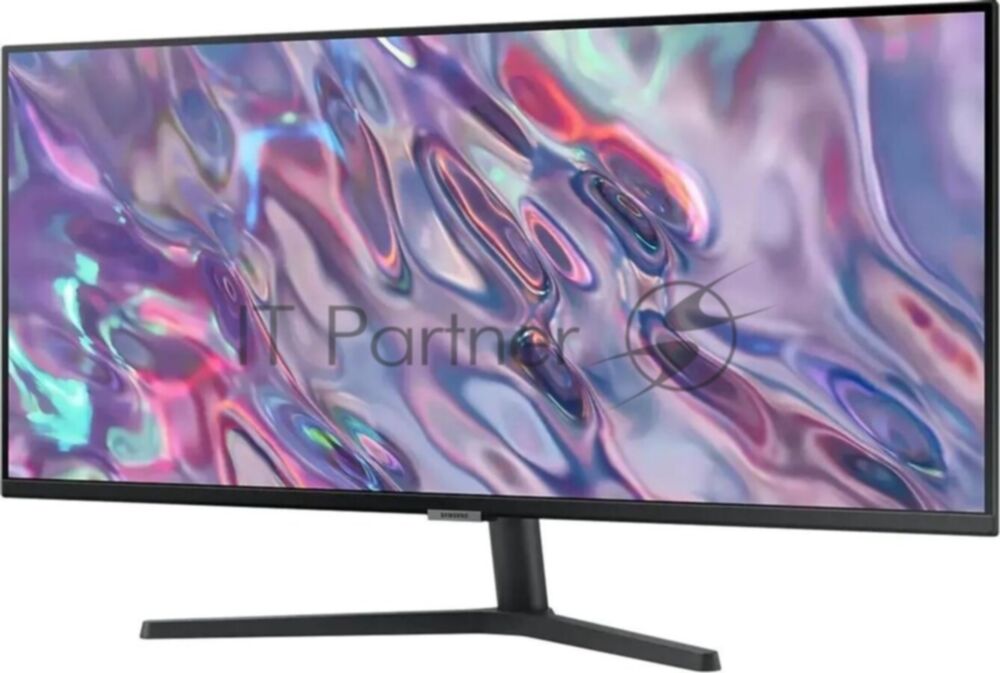 Монитор 34" Samsung ViewFinity S5 LS34C500GAUXEN черный VA LED 21:9 полуматовая 3000:1 300cd 178гр/178гр 3440x1440 100Hz FreeSync DP Ultra WQHD 4.9кг