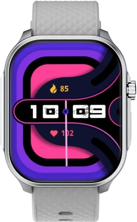 Смарт-часы Tecno Watch 3 Active 2.04" LCD корп.серебристый рем.серебристый (W03A)