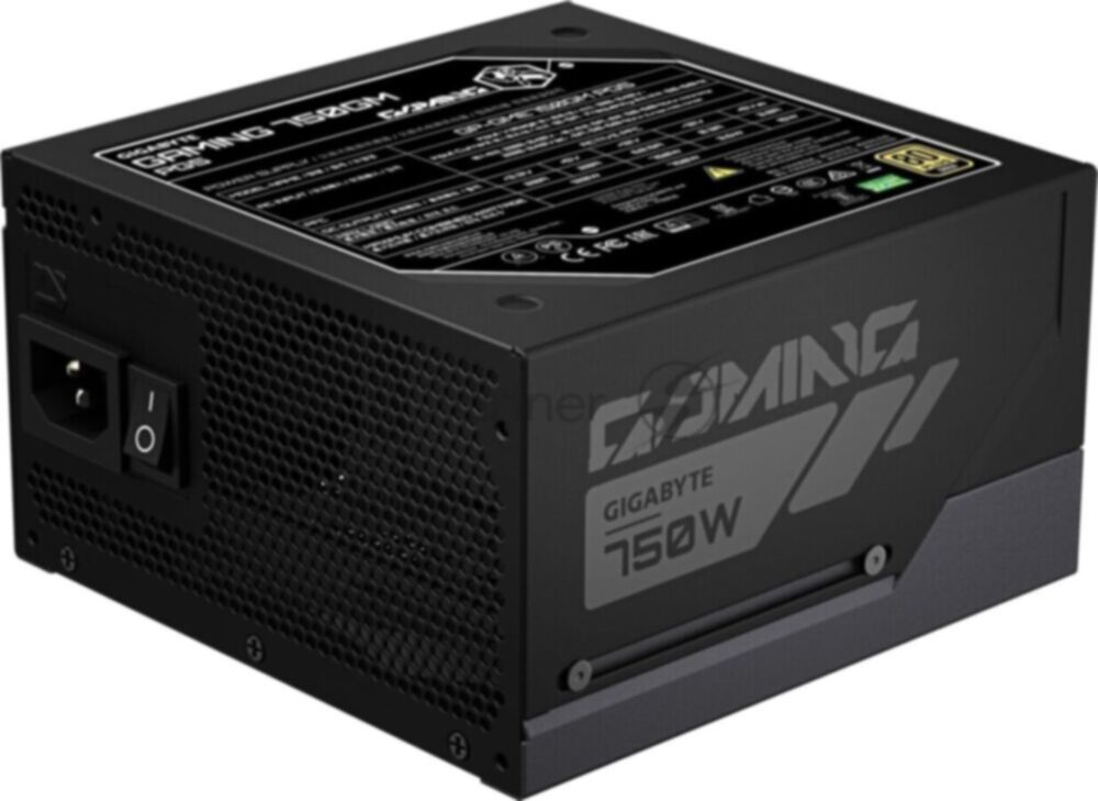 Блок питания Gigabyte ATX 750W GP-GME750GM PG5 80+ gold (20+4pin) APFC 120mm fan 8xSATA Cab Manag RTL