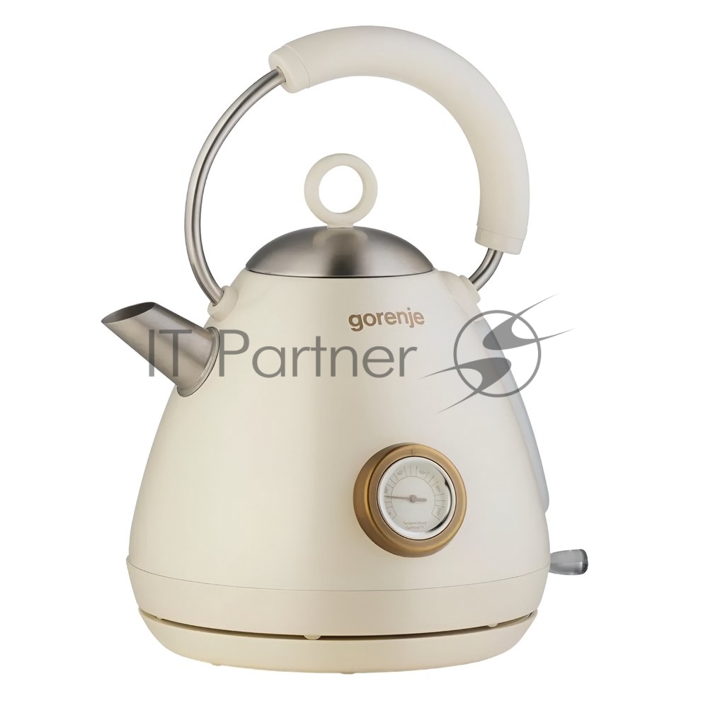 Чайник электрический Gorenje K17CD 1.7л. бежевый корпус: металл