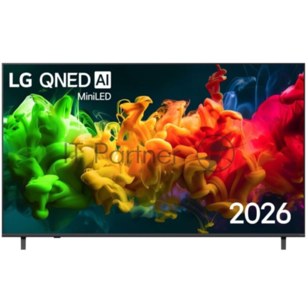 Телевизор 75" LG 75QNED80B6A черный (4K UHD, 60Hz, DVB-T2, DVB-C, DVB-S2, USB, WiFi, BT, Smart TV) (75QNED80B6A.ARUG)