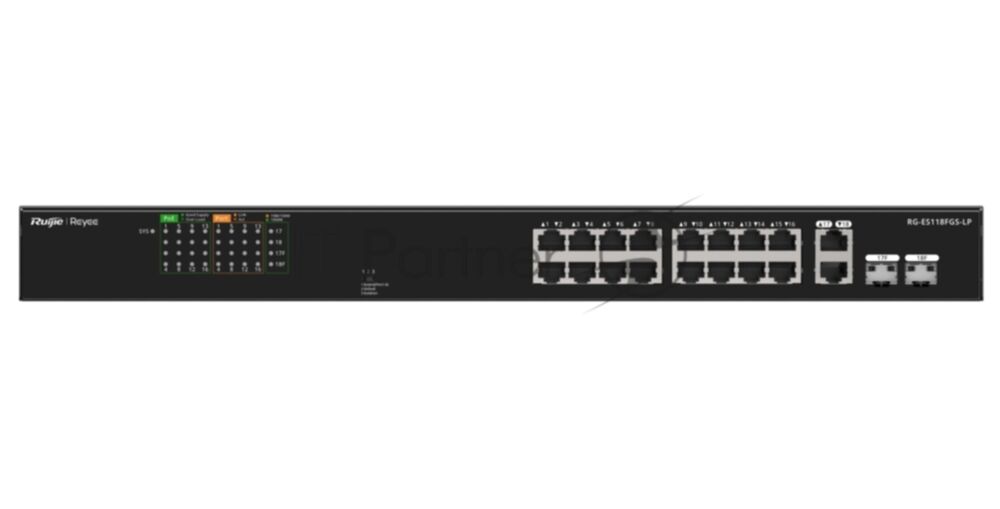 PoE Коммутатор Ruijie/Reyee RG-ES118FGS-LP