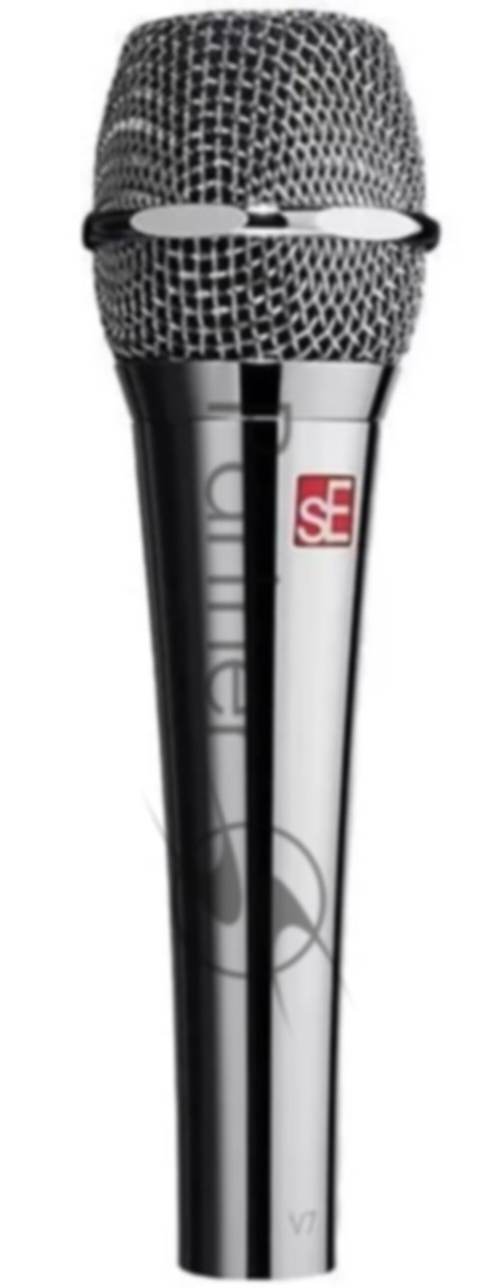Микрофон динамический sE Electronics V7 CHROME 40 Гц - 19 кГц, суперкардиоида, в комплекте: микрофонный зажим, адаптер с резьбой, чёрная ветрозащита, транспортировочный чехол на молнии. Цвет хром.