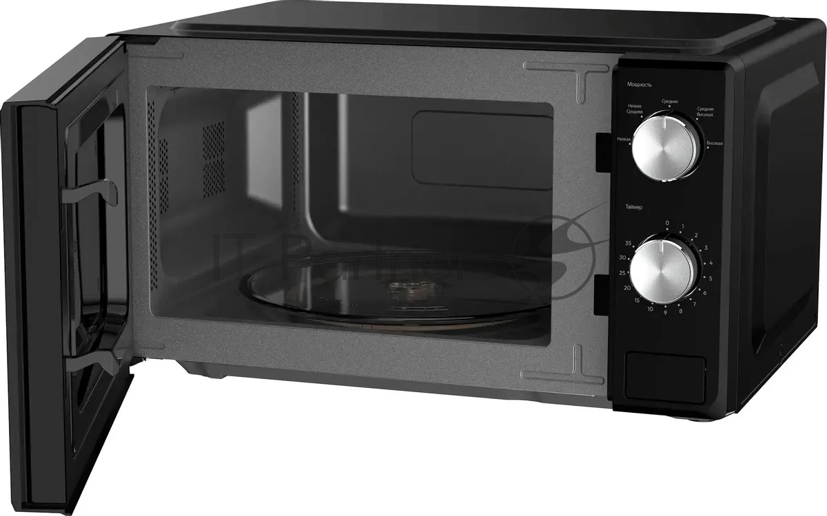 Микроволновая печь Candy CMWO-MM207BA черный, 20 л, 700 Вт, переключатели - поворотный механизм