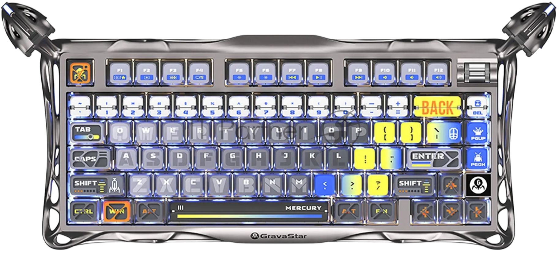 Механическая клавиатура Gravastar Mercury K1 Pro GRY