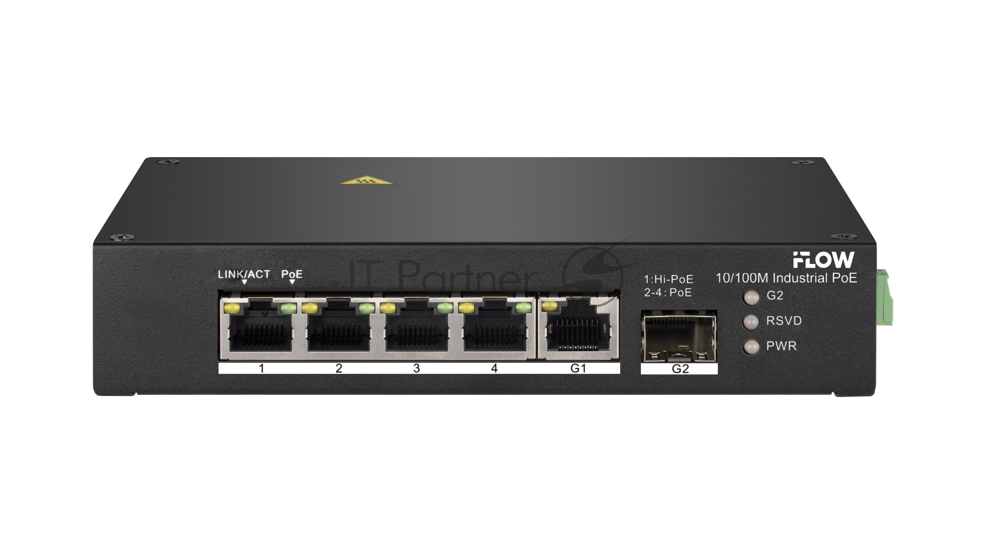 Коммутатор неуправляемый промышленный 4PORT 100M POE F-SW-IU406HPOE IFLOW